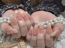 モアネイル 新宿/チークネイル/持ち込み/新宿