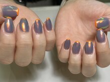 インク(inc)/オーロラフレンチネイル