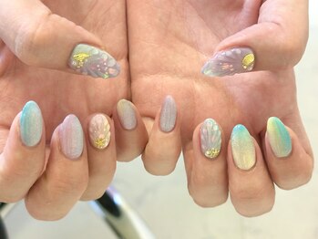 キューシーネイル 川崎(QcNail)/夏ネイル