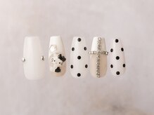 アイネイルズ 横浜EAST店(I-nails)/モノクロドットネイル