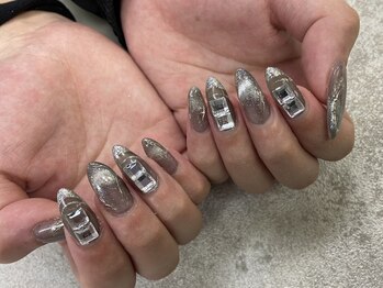 アンレア(AnLea)の写真/【ジェルやり放題¥7800/スカルプやり放題¥9800】エアブラシでしか出来ない繊細アートに予約殺到の人気店♪