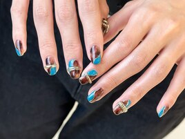 べっこう×リングネイル