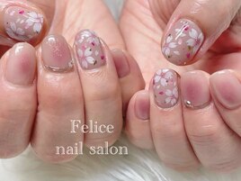 桜/チーク/マグネット/ピンク