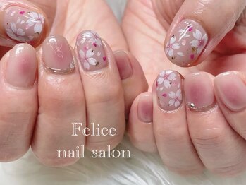 フェリーチェ(Felice)/桜/チーク/マグネット/ピンク