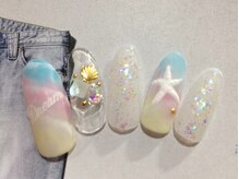 ネイルサロン リリオ(Nail Salon Ririo)/スターフィッシュ夏ネイル