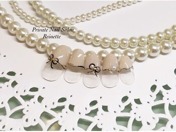 デザイン【8】フレンチネイル