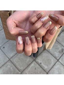 アンダーバーホワイト 大阪上本町店(_WHITE)/フレンチネイル