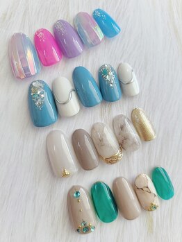 ネイルステーション ブルー(Nail Station BLUE)/5・6月定額￥5700