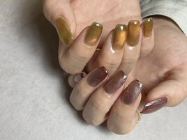 ちぐはぐ*マグネットネイル