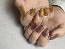 ちぐはぐ*マグネットネイル