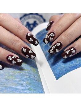 プリュネ(Prune)/花/ピンク/ホロ