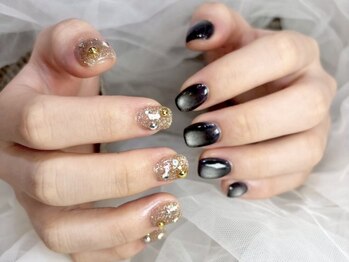 エニュ(anew)の写真/＜enoi-エノイ-取り扱い店＞細かい微粒子の”うるつや”マグネットnailが大人気!シンプルデザイン多数あり!