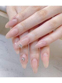 フォフォネイル 自由が丘(Fofo nail)/【ピンクワンカラー】