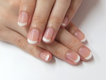 ネイルサロンミキ 横浜(MIKI)/王道!!ホワイト白フレンチネイル