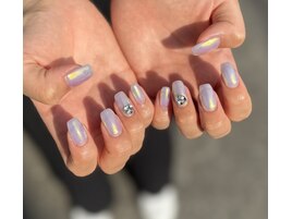 オーロラネイル/大人可愛い