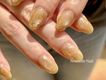 ヌーベルネイル(Nouvelle Nail)/ハケ跡×マグネットネイル