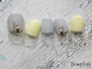 【HAND】ハーフデザインネイル