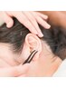《アップヘアーでおしゃれに夏を演出》うなじ脱毛+耳つぼジュエリー