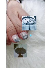 梅雨ネイル♪