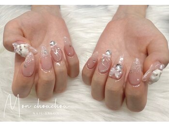 モンシュシュ 吉祥寺(Mon chouchou)の写真/季節感たっぷりの長さ出しネイルで美しい指先に♪爪の形に自信が無い方やチビ爪でお悩みの方にもお勧め◎