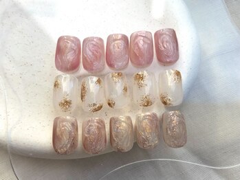 ノンチェ 大阪梅田店(Nonche)の写真/【上品ニュアンスネイルが得意】パラジェル専門サロンが提案する、ちょっとおしゃれな日常ネイル