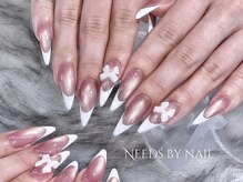 ニーズ バイ ネイル(Need’s by nail)の雰囲気（フレンチメニュー/¥6,500+有料パーツ）