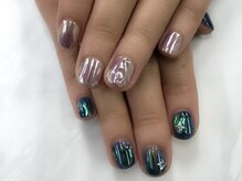 サニーサイド 梅田(Sunny side)/ミラーネイル