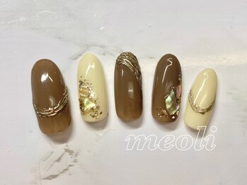 ミオリィ(meoli)/ワンカラー＋ミラーアート