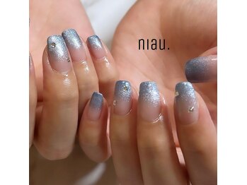 ニアウネイル(niau nail.)/マグネット×グラデーション