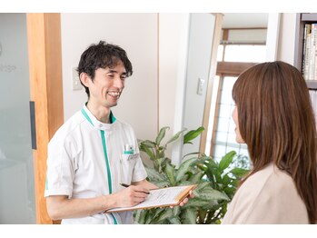 やさか鍼灸治療院/カウンセリング風景