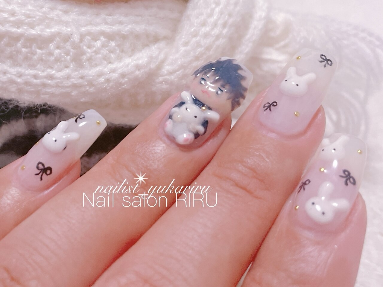 ハンド/アニマル柄/キャラクター/3D/ワイヤー - nail salon Pink