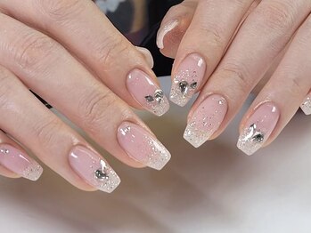 スペラ 大宮店(Spera)/ラメーストーンワンホンネイル