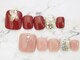 ABCネイル 柏マルイ店(ABC Nail)の写真/【写真オフ込¥5980】当店人気のFOOTメニュー♪少し思い切ったdesignにも挑戦できるのでお客様からも大好評!