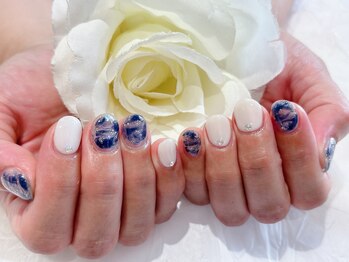 エムデコビューティ(M-DecoBeauty)/定額デザイン　マーブル　夏