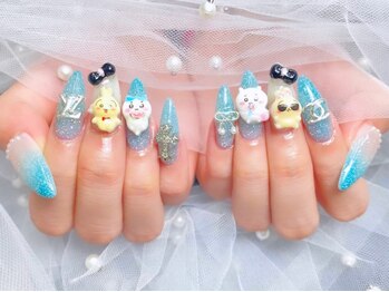 ルビーネイル 名古屋栄店(RUBY NAIL)/スカルプ　長さだし　アート