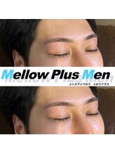 メロウプラス(mellow+)/メンズ眉毛/アイブロウ/眉毛