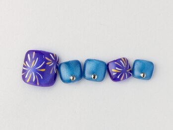 ティアリーネイル コレットマーレ店(Tiary Nail)/花火ネイル