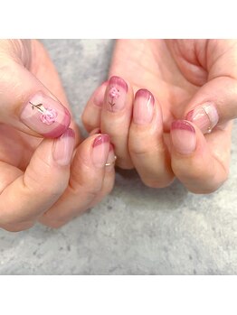 ネイル アトリエ コモード(nail atelier Comodo)/ペイント[薔薇]