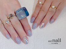 アンドラッシュ アンドネイル 本郷三丁目駅前店(and lash/and nail)/ワンカラー