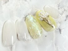 トータルビューティ ノイド(Noid)/ワンカラー×氷ネイル2本