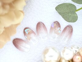 うるうるオーロラ☆くすみグラデ