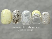 クレオ 中目黒店(Cleo)/レース×イエローネイル