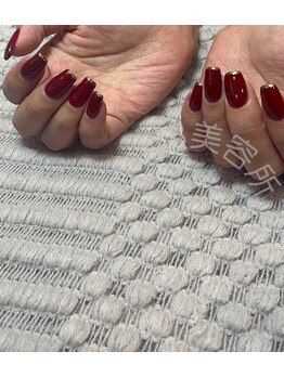 美容所 丸八/ワンカラー+ミラーライン追加