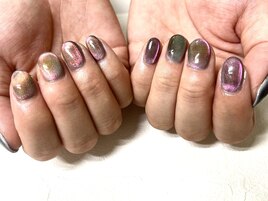 グレーベースちゅるんピンクマグ