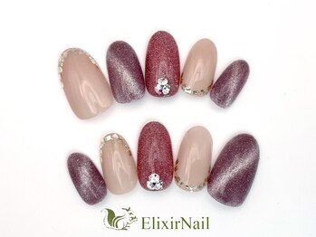 エリクサーネイル 神田(Elixir Nail)/シンプル / クーポン使用