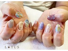 ロータス Lotus/盛りだくさん夏ネイル