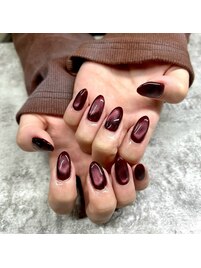 フラッシュネイルフレンチネイル