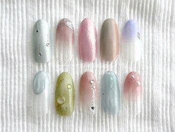 アバネイル 名駅店(AVA NAIL)/雨色ニュアンスネイル