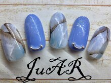 ジュアール(JuAR)/大理石ネイル