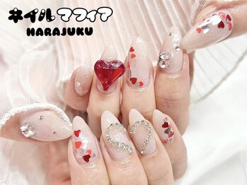 ネイルマフィア 原宿(NAIL MAFIA)/バレンタインネイル